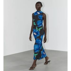 Zara Flowy Print Dress